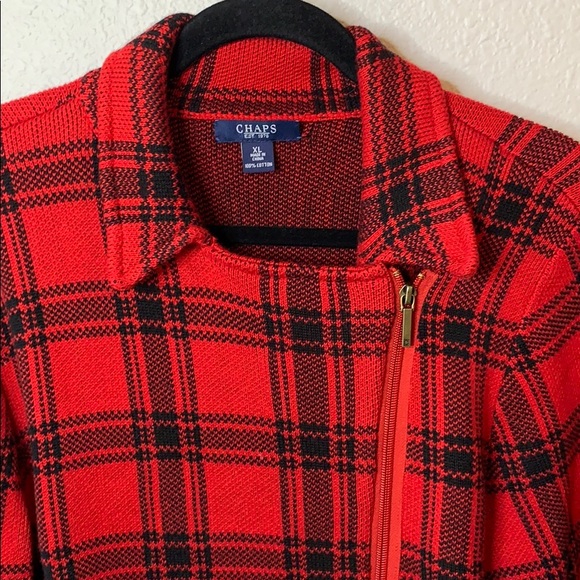 Chaps Ralph Lauren Zippered Sweater - Picture 2 of 8
